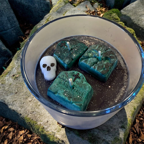 Halloween - Spooky Custom 3‑Wick Soy Candles (17oz)